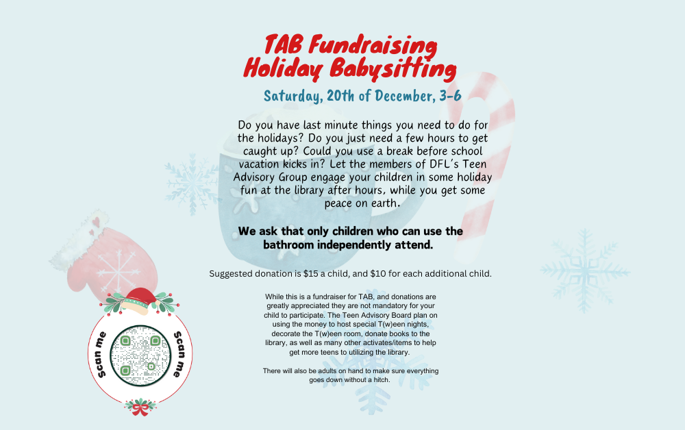TAB Babysitting Fundraiser